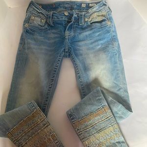 MISS ME JEANS SIZE 25 LOOK! Miss me!